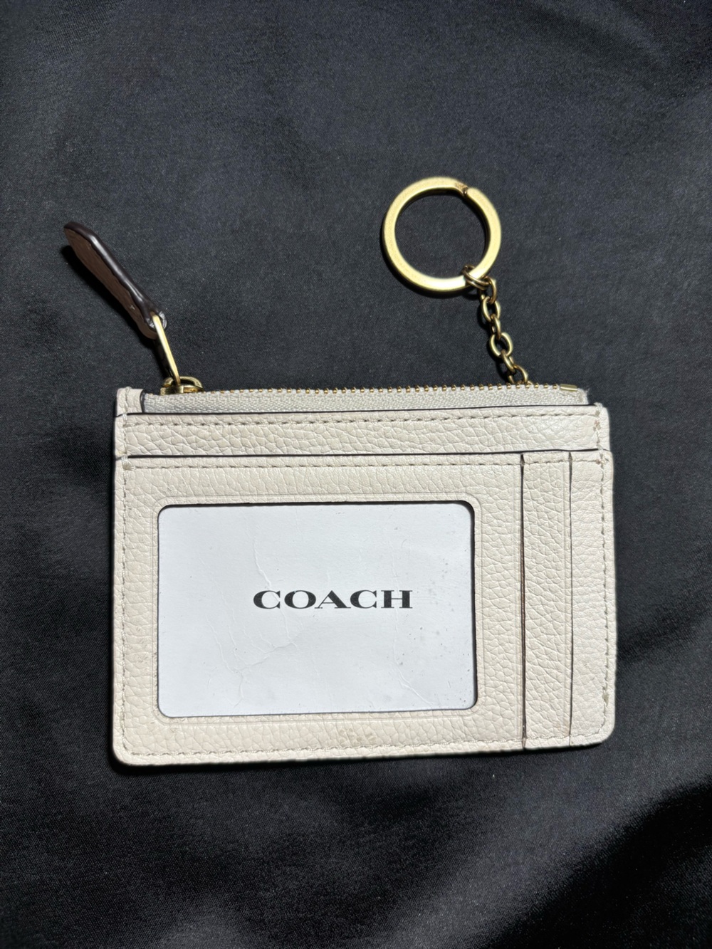 Coach Winter  Teddy Bear Coin Pouch Keychain - Picture 4 of 8